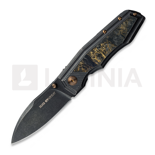 Viper Silver - PVD - Gold Dark Matter CF összecsukható kés V0560DMG