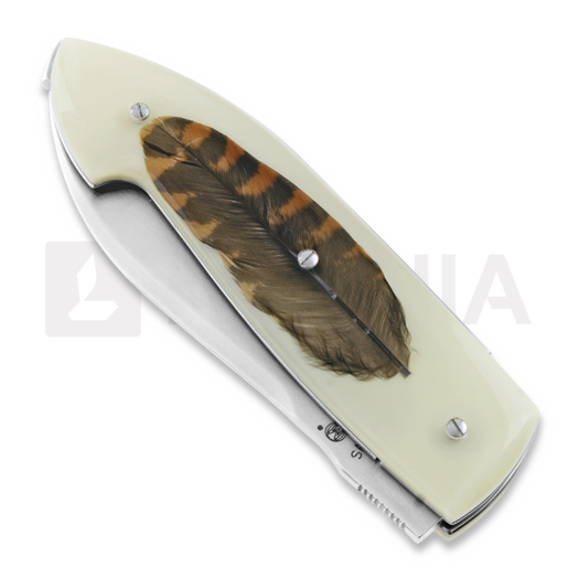 Viper Timeless foldekniv, resin/woodcock feather V5400IN-BC