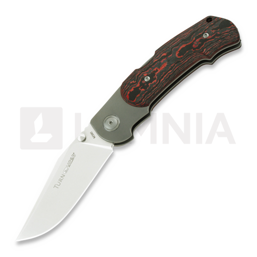 Couteau pliant Viper Turn, red lava carbon fiber V5986FCL