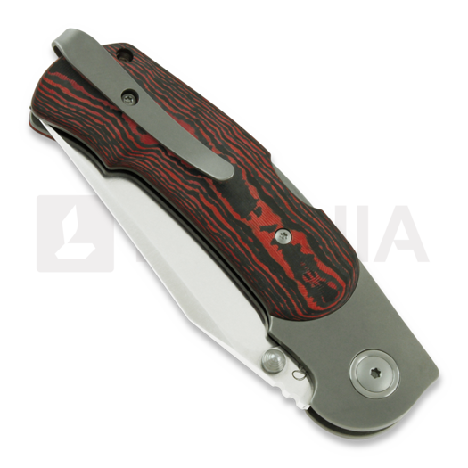 Couteau pliant Viper Turn, red lava carbon fiber V5986FCL