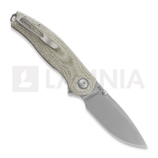 Viper Vale folding knife, Green Canvas Micarta V6006CV