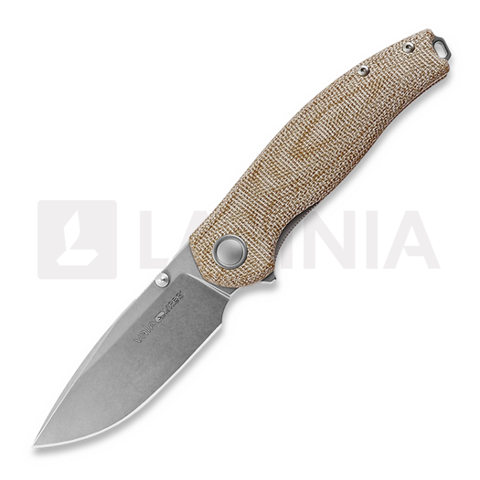 Viper Vale sulankstomas peilis, Natural Canvas Micarta V6006CN