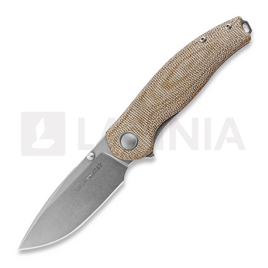 Viper Vale סכין מתקפלת, Natural Canvas Micarta V6006CN