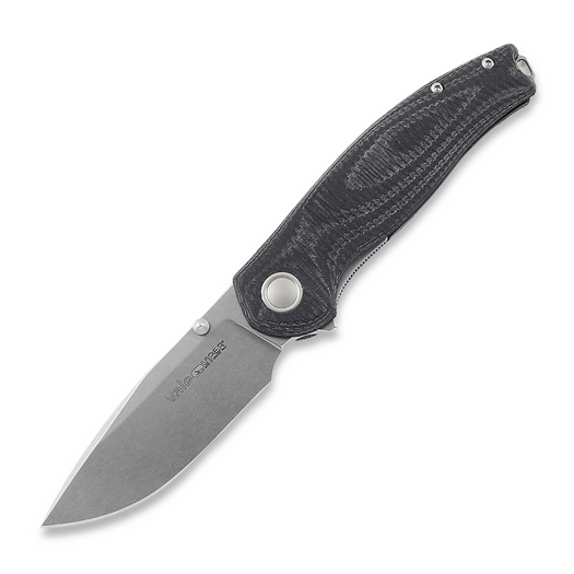 Viper Vale 접이식 나이프, Stonewashed, Black SureTouch V6006GG