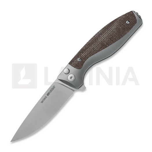 Liigendnuga Viper Wing - Satin - Titanium + Micarta V6024MIN