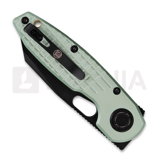 Coltello pieghevole Vosteed Ankylo - Blackwash - Aluminium, verde