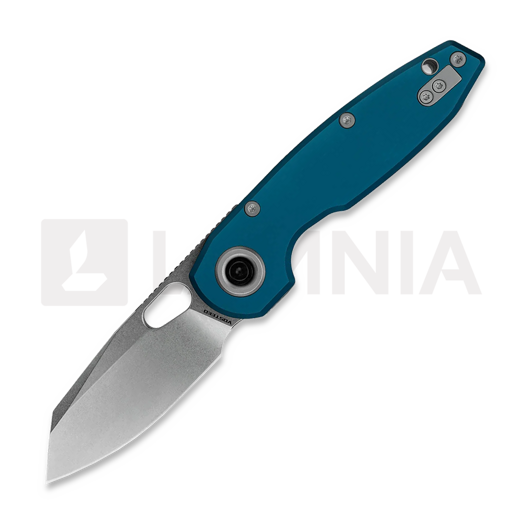 Nóż składany Vosteed Ankylo - Stonewash - Aluminium, niebieska