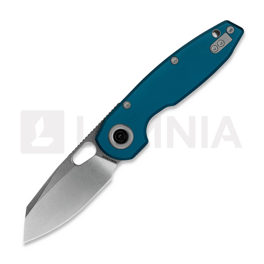 Nóż składany Vosteed Ankylo - Stonewash - Aluminium, niebieska