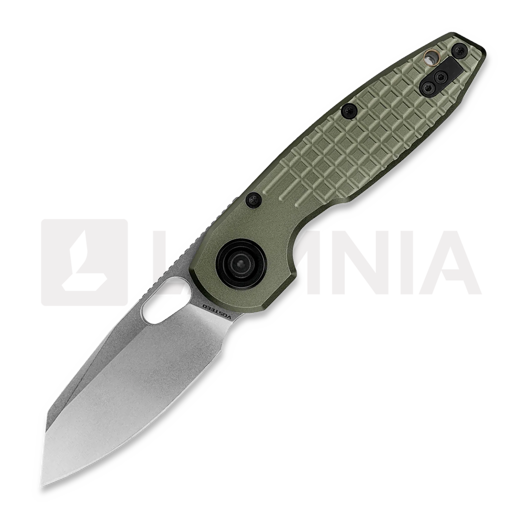 Vosteed Ankylo - Stonewash - Aluminium 접이식 나이프, 초록