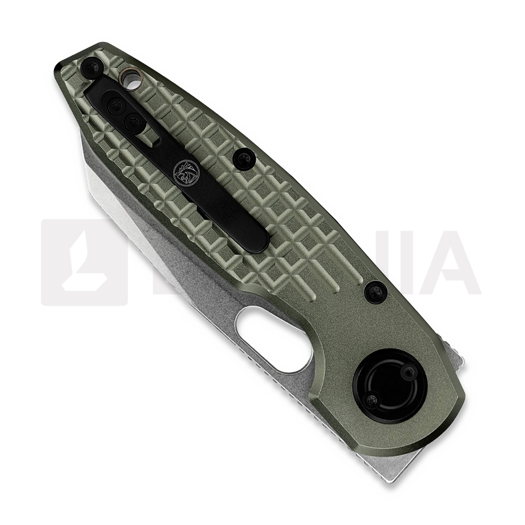 Vosteed Ankylo - Stonewash - Aluminium sulankstomas peilis, žalia