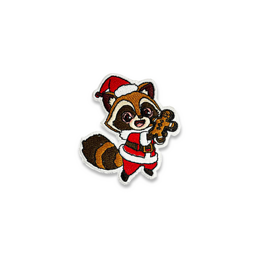 Toppa patch Vosteed Christmas Raccoon