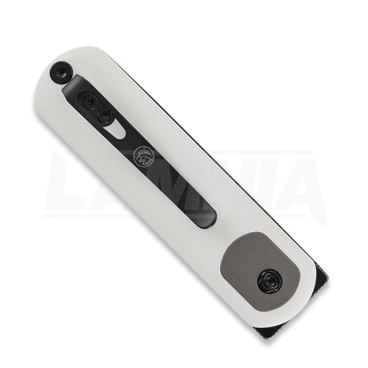 Coltello pieghevole Vosteed Corgi Pup - Blackwash - G10, bianco
