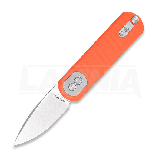 Coltello pieghevole Vosteed Corgi Pup - Satin - G10, arancione
