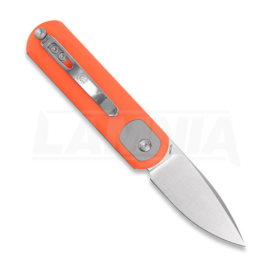 Vosteed Corgi Pup - Satin - G10 sulankstomas peilis, oranžinėnge
