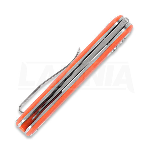 Vosteed Corgi Pup - Satin - G10 sulankstomas peilis, oranžinėnge