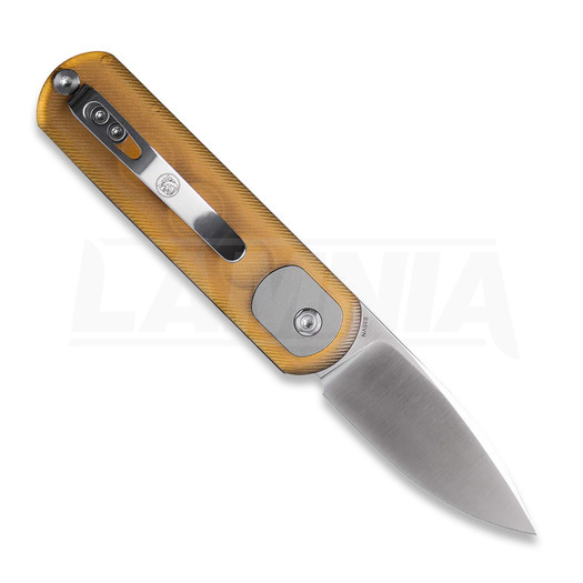 Vosteed Corgi Pup - Satin - PEI foldekniv, Amber