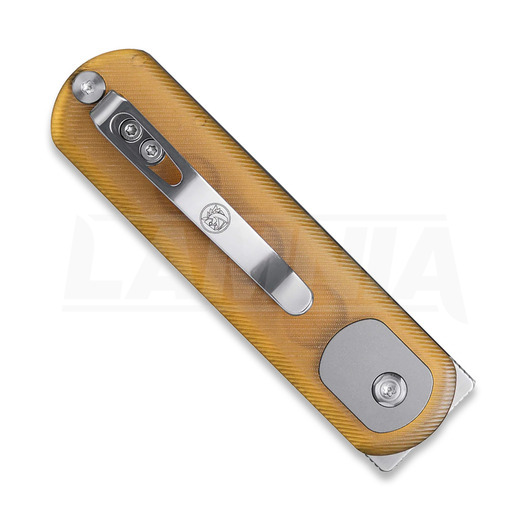 Vosteed Corgi Pup - Satin - PEI foldekniv, Amber