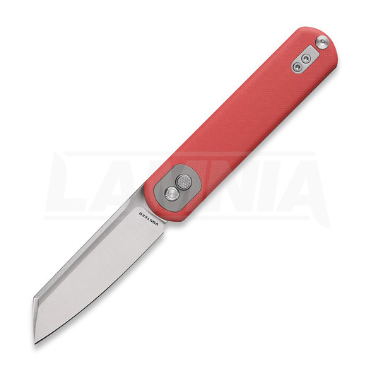 Vosteed Corgi - Satin Sheepsfoot - G10 fällkniv, röd