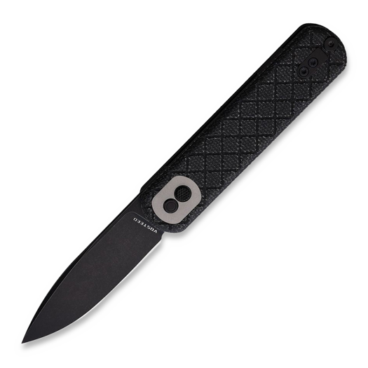 Navalha Vosteed Corgi Trek Lock - Micarta Black - B/W Drop