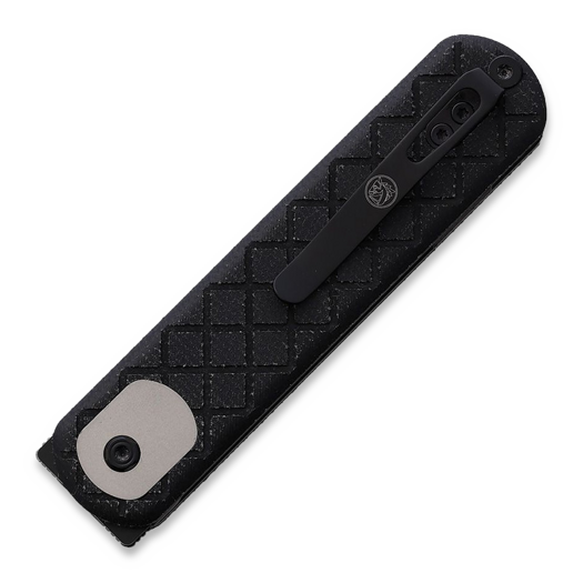 Vosteed Corgi Trek Lock - Micarta Black - B/W Drop sulankstomas peilis