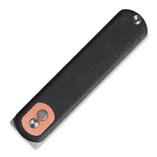 Vosteed Corgi Trek Lock - Micarta Black - S/W Drop sulankstomas peilis