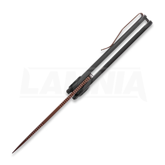 Vosteed Corgi-V 295 - Copper Dune - Aluminium sulankstomas peilis, juoda