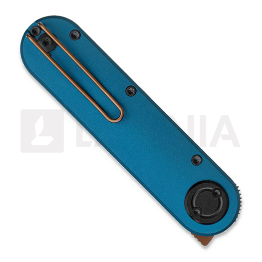 Складной нож Vosteed Corgi-V 295 - Copper Dune - Blue Ocean Micarta/Aluminum