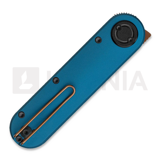 Vosteed Corgi-V 295 - Copper Dune - Blue Ocean Micarta/Aluminum 折り畳みナイフ