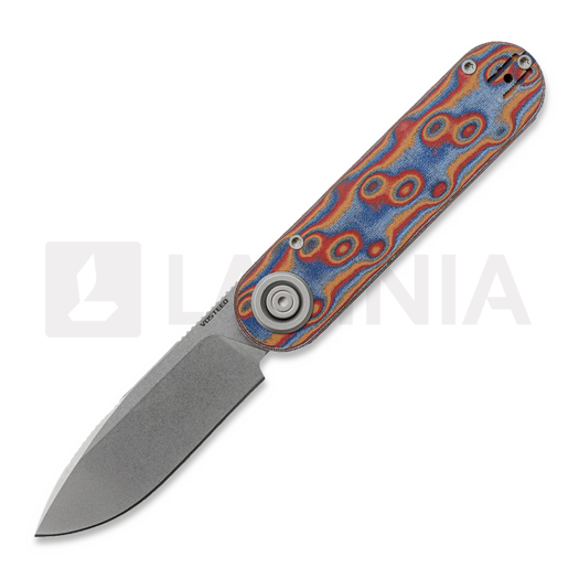 Vosteed Corgi-V 295 - Stonewash - Copper Raindrop Micarta/Aluminum 접이식 나이프