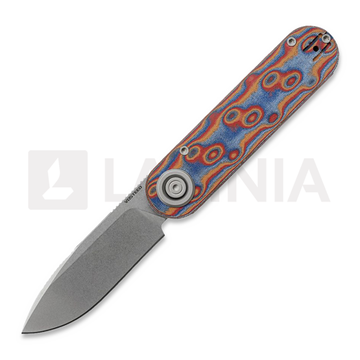 Vosteed Corgi-V 295 - Stonewash - Copper Raindrop Micarta/Aluminum סכין מתקפלת