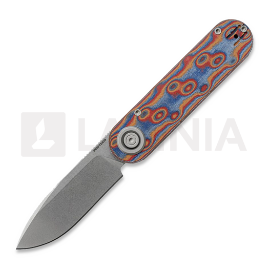 Сгъваем нож Vosteed Corgi-V 295 - Stonewash - Copper Raindrop Micarta/Aluminum