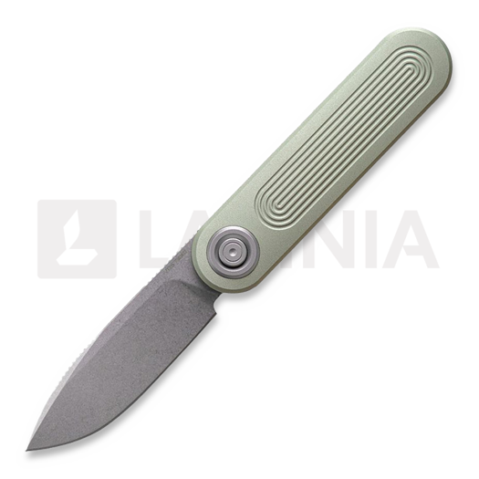 Vosteed Corgi-V 295 - Stonewash - Aluminium 折り畳みナイフ, 緑