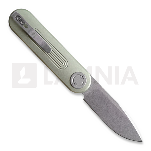 Vosteed Corgi-V 295 - Stonewash - Aluminium kääntöveitsi, vihreä