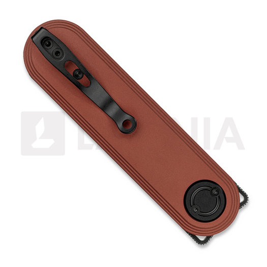 Πτυσσόμενο μαχαίρι Vosteed Corgi® V V - Blackwash - Aluminum, Brick Red