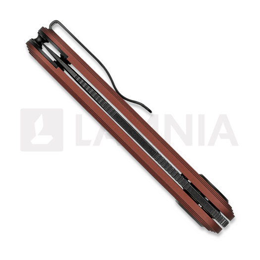 Πτυσσόμενο μαχαίρι Vosteed Corgi® V V - Blackwash - Aluminum, Brick Red