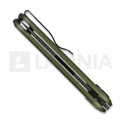 Πτυσσόμενο μαχαίρι Vosteed Corgi® V V - Blackwash - Aluminum, πράσινο