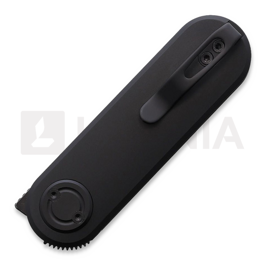 Складной нож Vosteed Corgi-V Vanchor Lock - Blackwash - Aluminium, чёрный