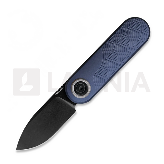Складной нож Vosteed Corgi-V Vanchor Lock - Blackwash - Aluminium, синий
