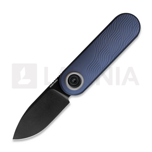 Vosteed Corgi-V Vanchor Lock - Blackwash - Aluminium 접이식 나이프, 파랑