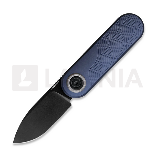Vosteed Corgi-V Vanchor Lock - Blackwash - Aluminium folding knife, blue