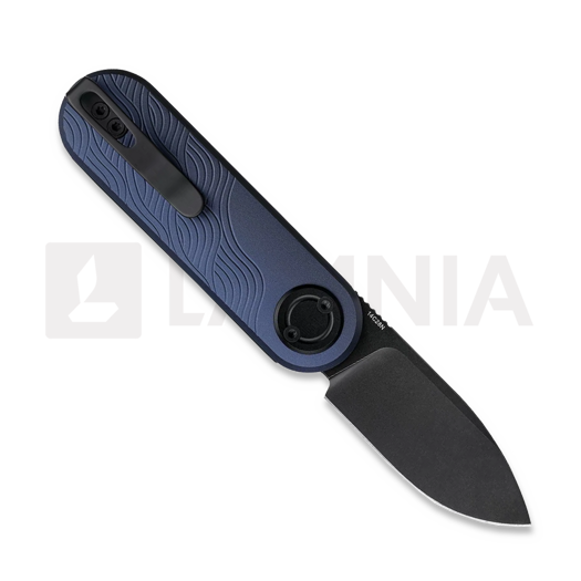 Coltello pieghevole Vosteed Corgi-V Vanchor Lock - Blackwash - Aluminium, blu