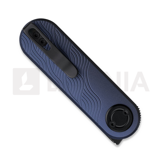 Coltello pieghevole Vosteed Corgi-V Vanchor Lock - Blackwash - Aluminium, blu