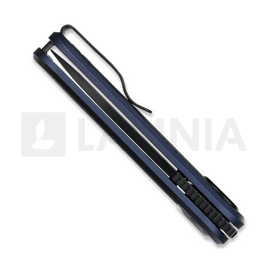 Coltello pieghevole Vosteed Corgi-V Vanchor Lock - Blackwash - Aluminium, blu