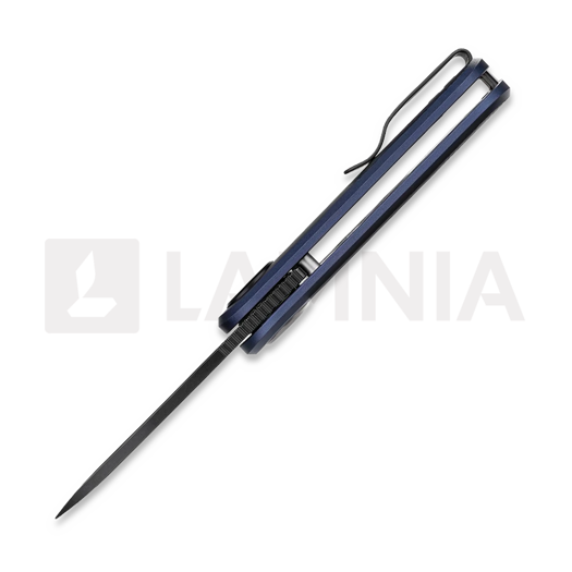 Coltello pieghevole Vosteed Corgi-V Vanchor Lock - Blackwash - Aluminium, blu