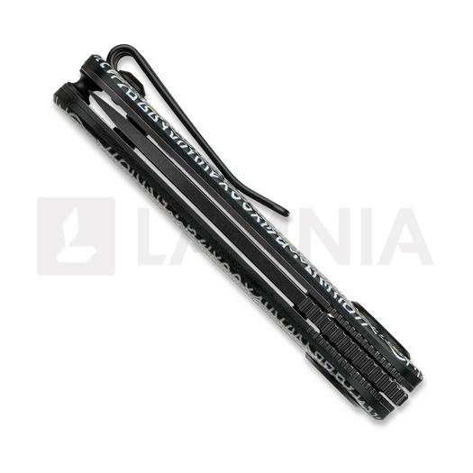 Coltello pieghevole Vosteed Corgi-V Vanchor Lock - Blackwash - G10, Doodle Monster&trade;