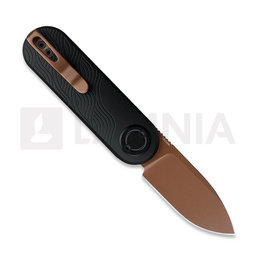 Coltello pieghevole Vosteed Corgi-V Vanchor Lock - Copper Dune - Aluminium, nero