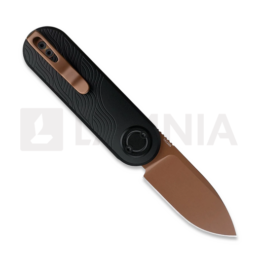 Navaja Vosteed Corgi-V Vanchor Lock - Copper Dune - Aluminium, negro