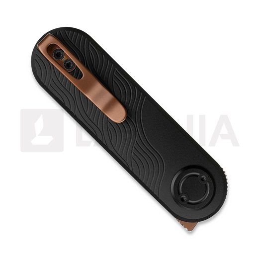 Coltello pieghevole Vosteed Corgi-V Vanchor Lock - Copper Dune - Aluminium, nero