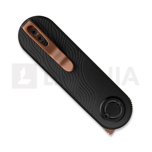 Navaja Vosteed Corgi-V Vanchor Lock - Copper Dune - Aluminium, negro