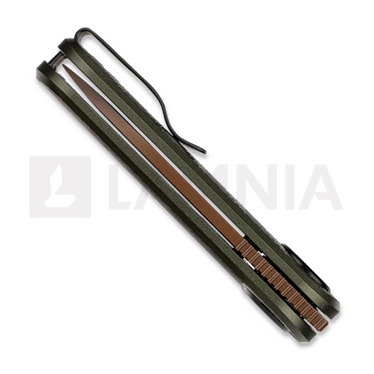 Vosteed Corgi-V Vanchor Lock - Copper Dune - Aluminium k&auml;&auml;nt&ouml;veitsi, vihre&auml;